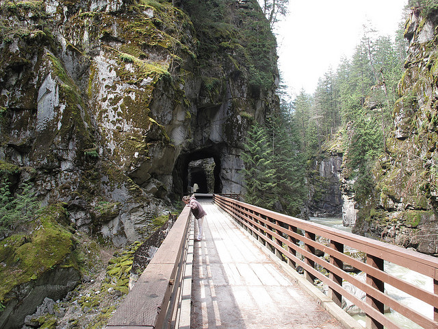 by keepitsurreal on Flickr.Coquihalla Canyon Provincial Park, popularly called The Othello Tunnels in British Columbia, Canada.