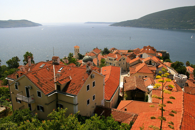 by kristineinindonesia on Flickr.The coastal town of Herceg Novi, located at the entrance to the Bay of Kotor, Montenegro.