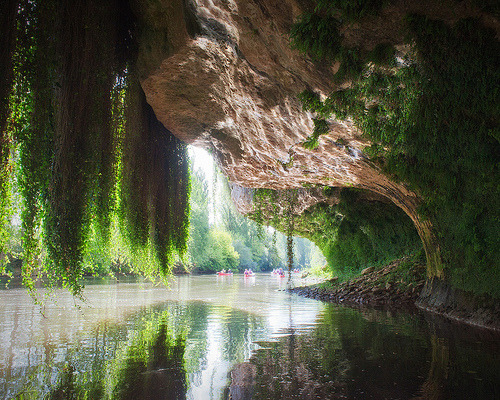 Vezere River, Perigord, France