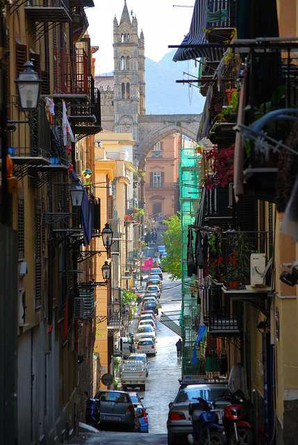 Streets of Palermo, Sicily, Italy