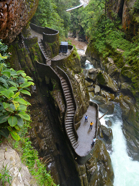 Canyon Steps, Pailon del Diablo, Ecuador