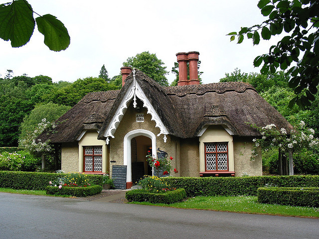 Traditional cottage in Killarney National Park, Ireland