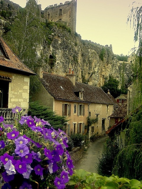 Ancient Village, Poitou-Charentes, France.