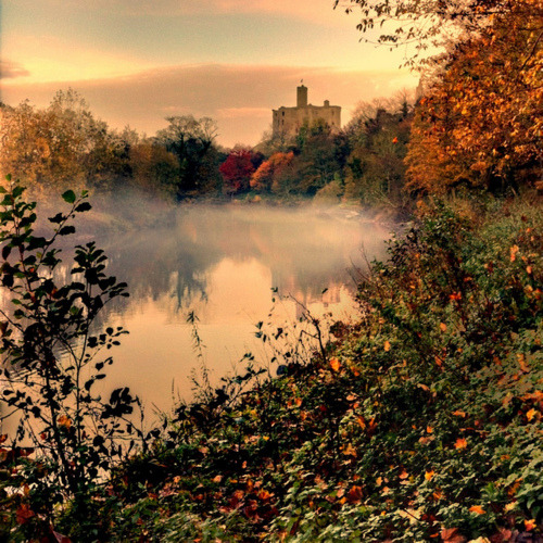Castle in the Mist, Warkworth, England