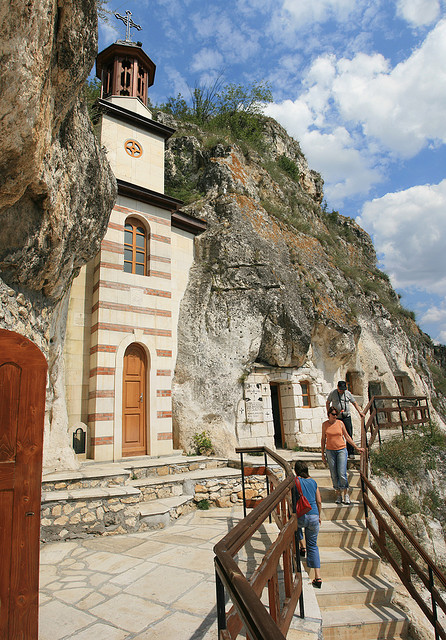 Basarbovski Rock Monastery near Ruse in northern Bulgaria