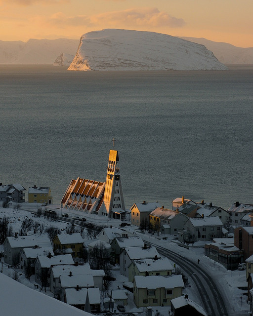 Hammerfest sundown, Finnmark, Norway