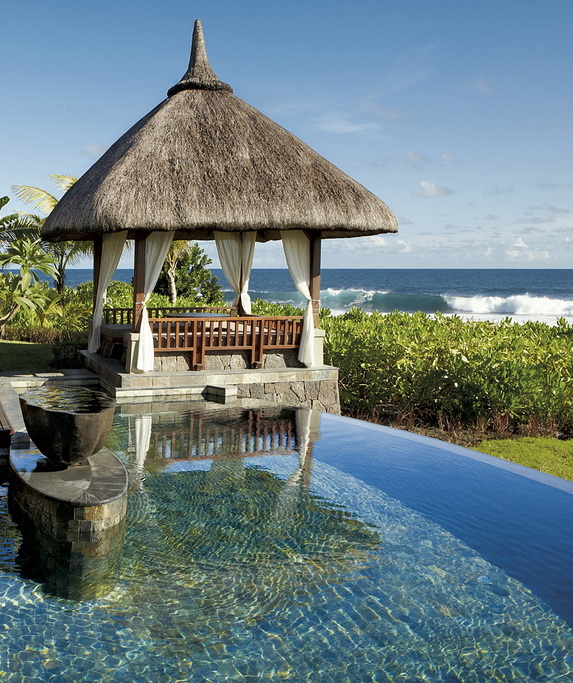 Pool at Shanti Maurice Resort, Mauritius
