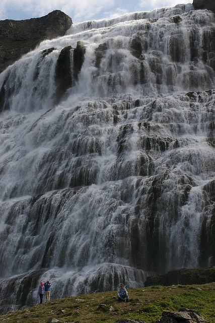 Dynjandi Waterfalls in Westfjords, Iceland